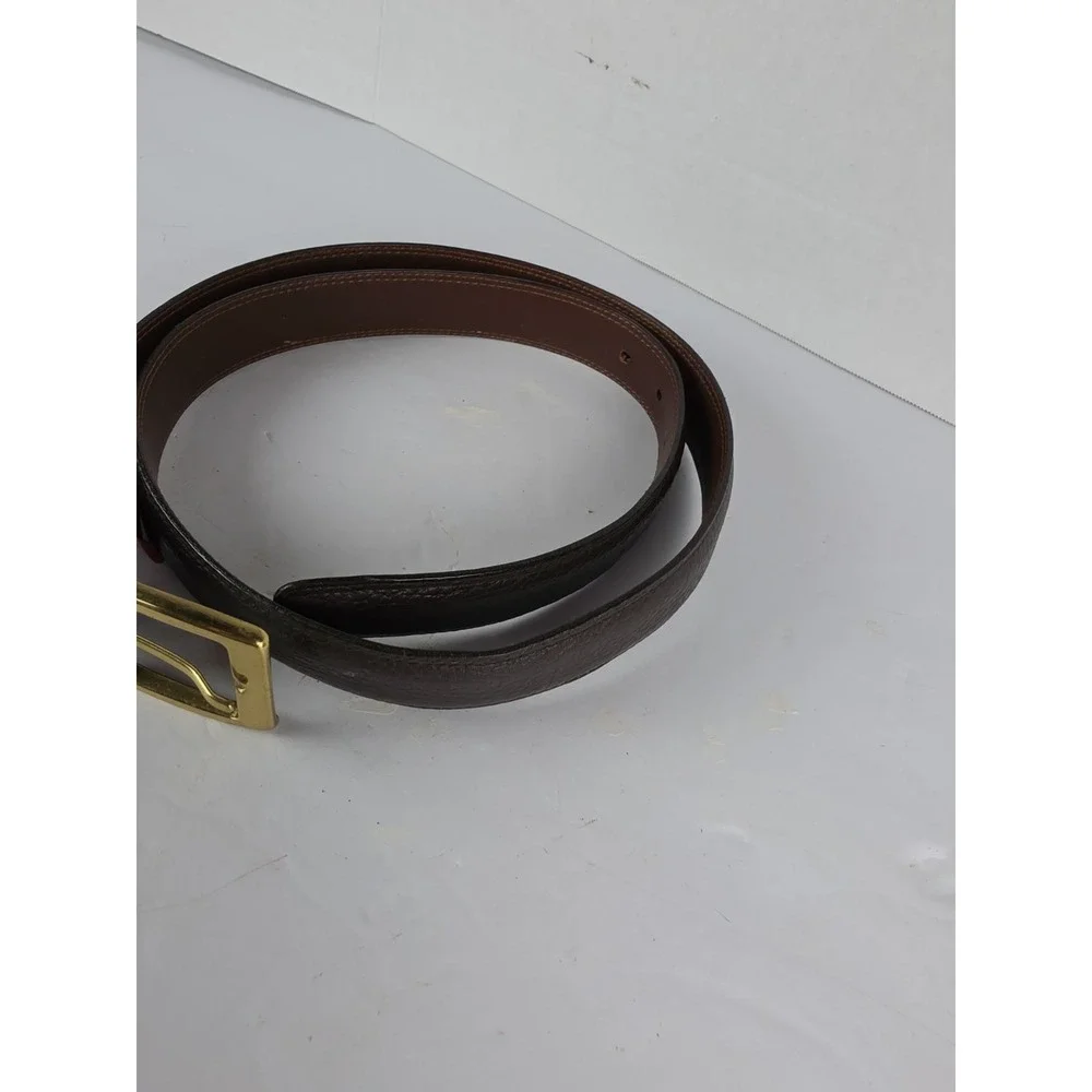 Cole Haan Leather Belt 36 Brown 1 1/4